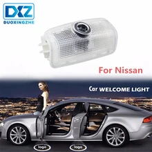 DXZ 2 pcs Porta Do Carro LEVOU Logotipo Projetor Santo Sombra Luz para Teana Nissan Patrol