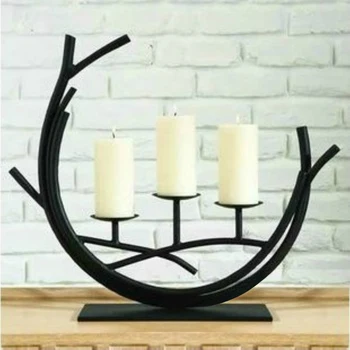 

Candle Holder Stand Wedding Candlestick Candelabra Fashion Romantic Dining Table Wedding Candles Home Decoration Handmade