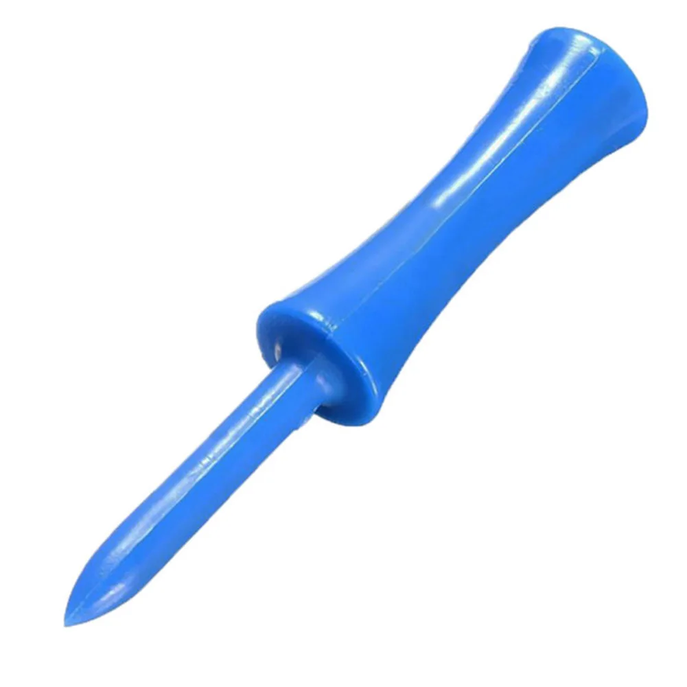 50 Pcs/bag Plastic Tee Golf Accessories Plastic Golf Tees 68mm Durable Rubber Cushion Top Golf Tee Golf Accessories