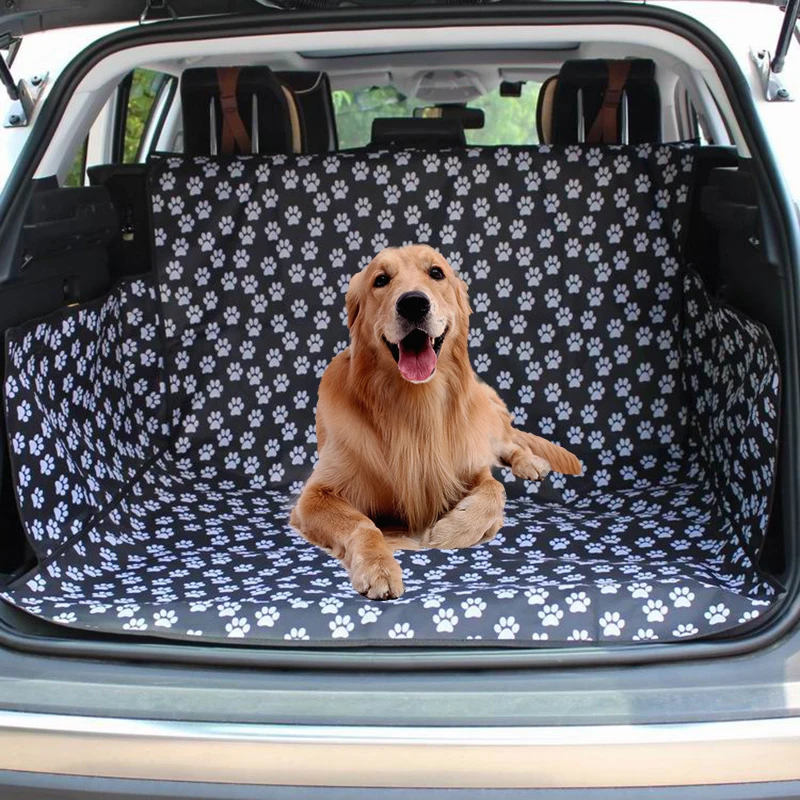 Waterpoof Pet Dog Car Rear Back Seat Carrier Cover Mat Blanket Hammock Cushion Protector For Cat Puppy Animal Golden Retriever