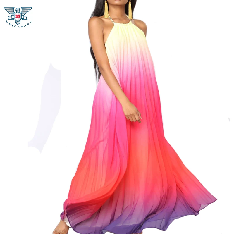 

Women Clothes Summer Beach Dress Sexy Chiffon Long Dresses Jurken Sundress Party Dress Ladies Bohemian Maxi Dress Vestido Longo