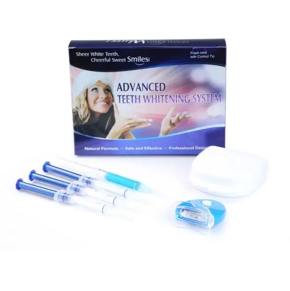 Teeth Whitening Kit Oral Irrigator Teeth Whitening Gel Thermoform Mouth Trays Whitening Teeth LED Cold Light Lamp Bleaching 2