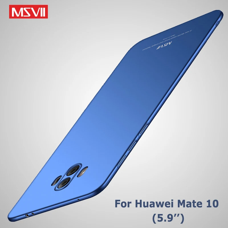 Чехлы Msvii для Huawei Mate 10 чехол тонкий Lite Mate10 Жесткий Чехол из поликарбоната Pro