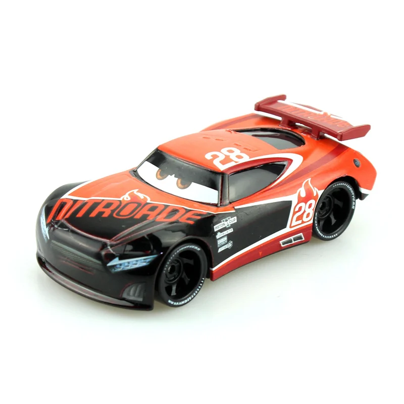 Disney Pixar Cars 3 27 стиль черный Джексон шторм 1:55 литье под давлением металлический сплав модель милые игрушки автомобиль Рождественский подарок для детей подарок