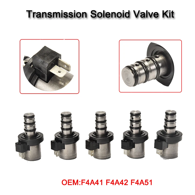 

F4A41 F4A42 F4A51 Shift Trans Solenoid Kit For 1996-up Mitsubishi OEM (99187)