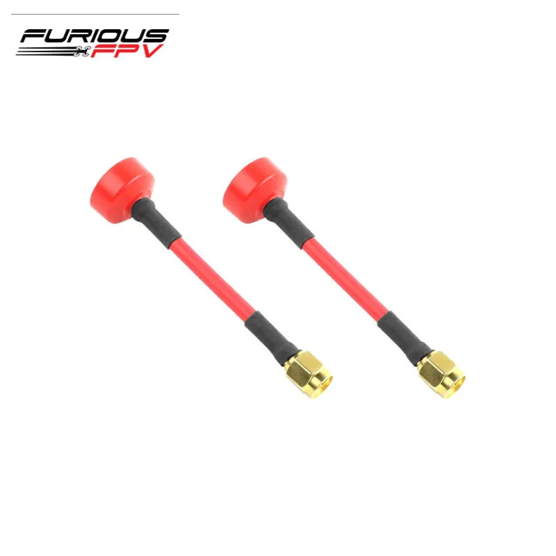

2PCS FuriousFpv BigMac RHCP LHCP 5.8G 2.2dBi FPV Antenna SMA Long For RC Models Mulicopter Drone Spare Part Replacement Accs