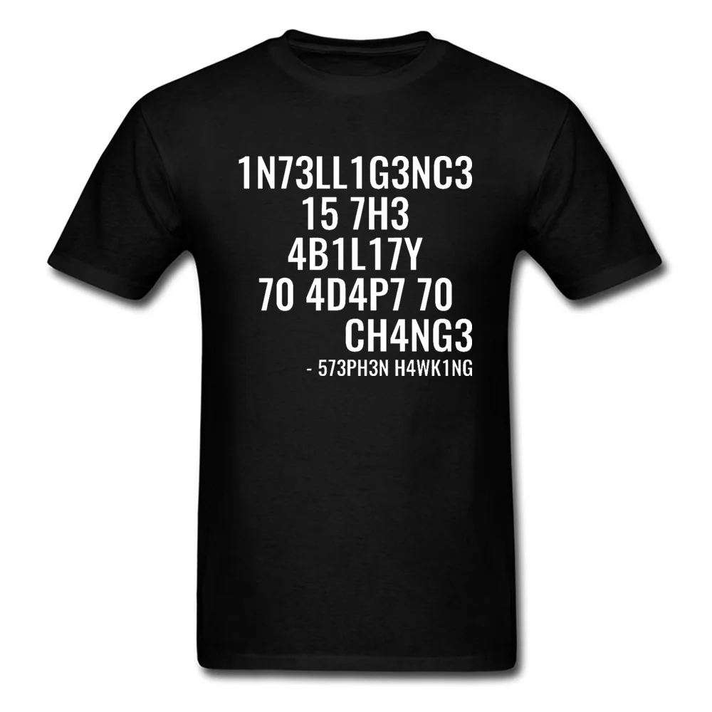 Физический кодер футболка IT компьютерная программа хакер процессор мужские футболки хлопок адаптация или Die буквы Топы И Футболки на заказ подарок футболка - Цвет: Black