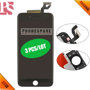 

3pcs/lot No Dead Pixel For iPhone 6s 4.7 LCD Display with 3D Touch Screen Digitizer Assembly Black or White