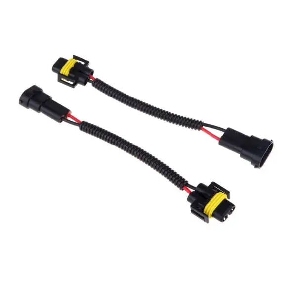 

2pcs H8 H9 H11 Wiring Harness Socket Car Wire Connector Cable Plug Adapter for HID LED Foglight Head Light Lamp Bulb Led Light