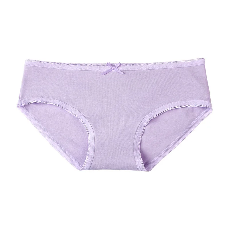 5pcs/Set Cotton Women's Briefs Sexy Mid Waist Women