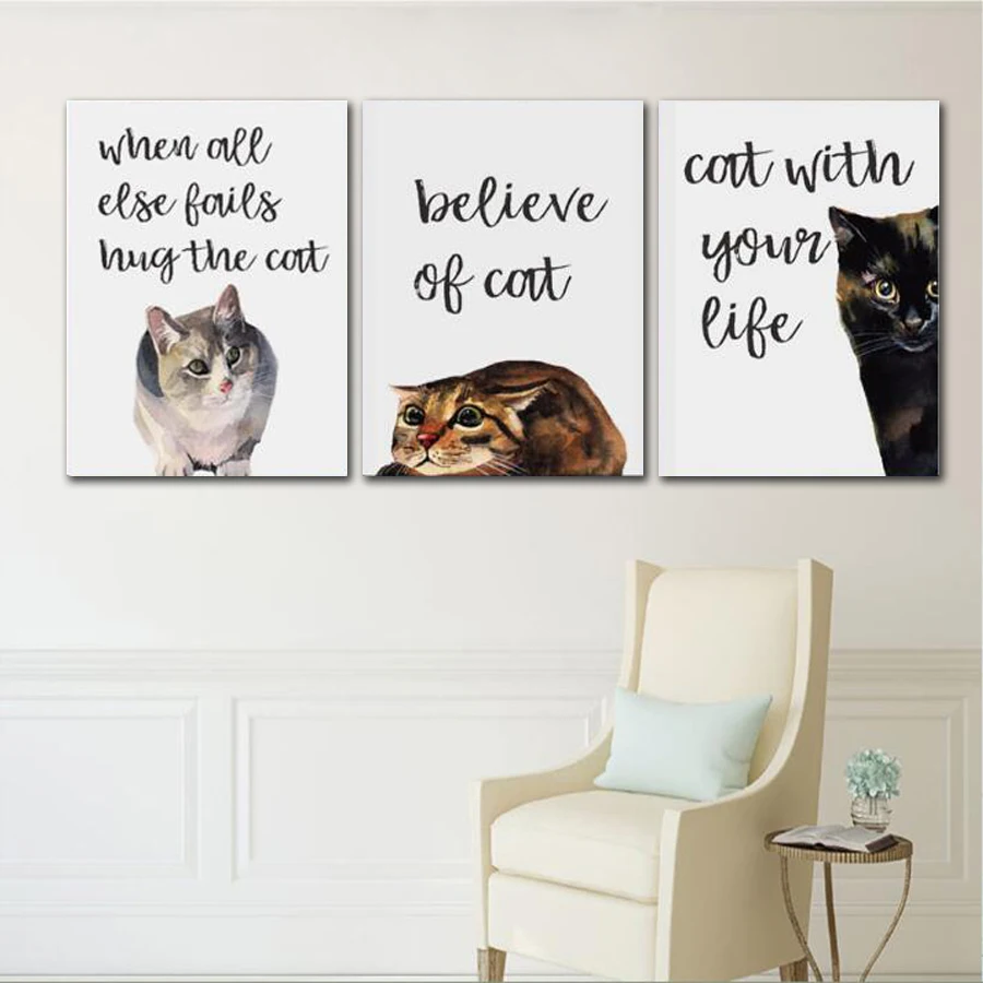 ALMUDENA-Minimalismo-N-rdico-Gato-Aquarela-Padr-o-de-Imagem-Sala-de-estar-Casa-Decora-o (2)