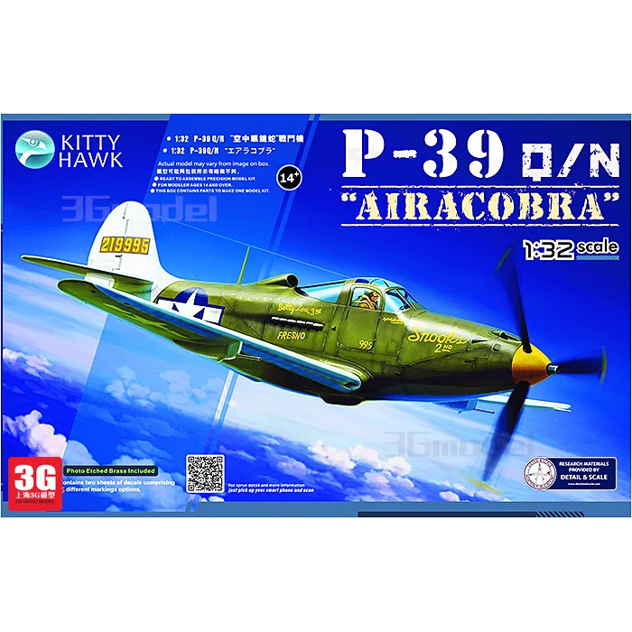 1/32 США P-39Q/N истребитель KH32013