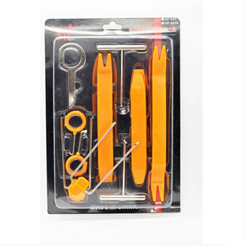 

12pcs Auto Car Radio Door Clip Panel Trim Dash Audio Removal Installer Pry Tool For Citroen C-Quatre C-Triomphe Picasso C1 C2 C3