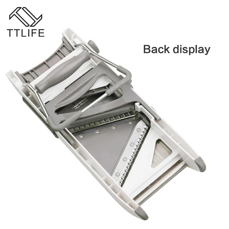 TTLIFE Adjustable Mandoline Slicer Professional Grater with 304 Stainless Steel Blades Vegetable Cutter Kitchen Accessories TTLIFE Adjustable Mandoline Slicer Professional Grater with 304 Stainless Steel Blades Vegetable Cutter Kitchen Accessories