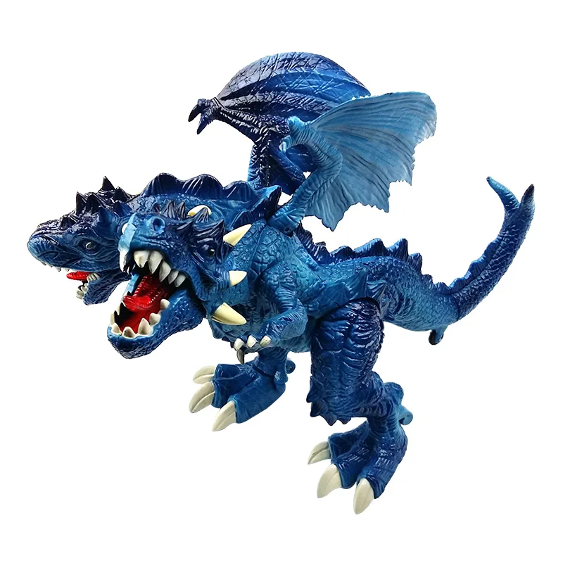 ==> [Free Shipping] Buy Best Jurassic Electric tyrannosaurus with Double Head 13 Joints can be Move 6 Lights High Simulation Dragon Model Toy Online with LOWEST Price | 32768834077