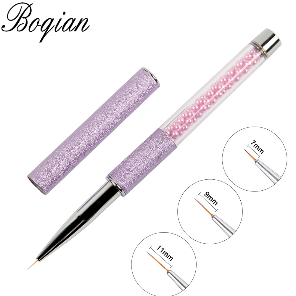 

Nail Art Acrylic Liner Brush French Lines Stripes Grid Painting Drawing Pen 3D DIY Tips Manicure Tools