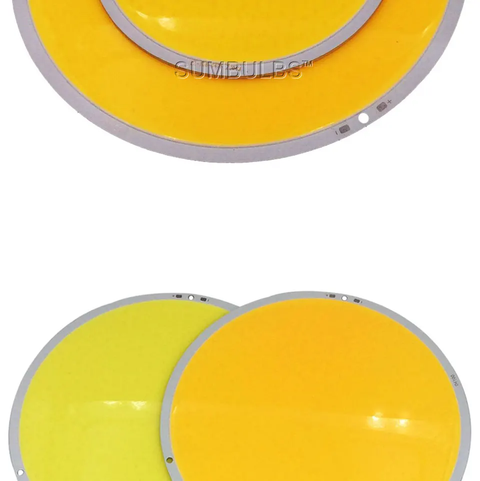 108MM 160MM 50W 200W Round COB LED Light 12V Ultral Bright Sun Lamp Bulb Warm Cold White for DIY DC 12-14V LED (3)