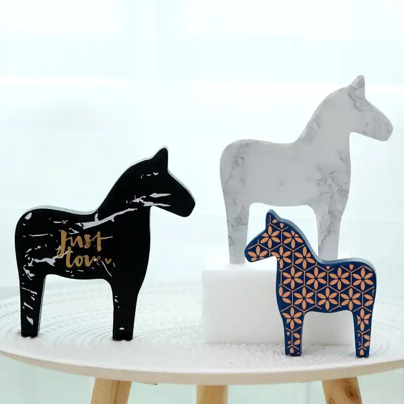 personalised wooden rocking horse