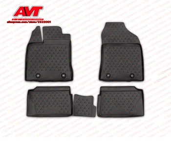

Floor mats for Lexus Lexus CT200h 2011- 4 pcs rubber rugs non slip rubber interior car styling accessories