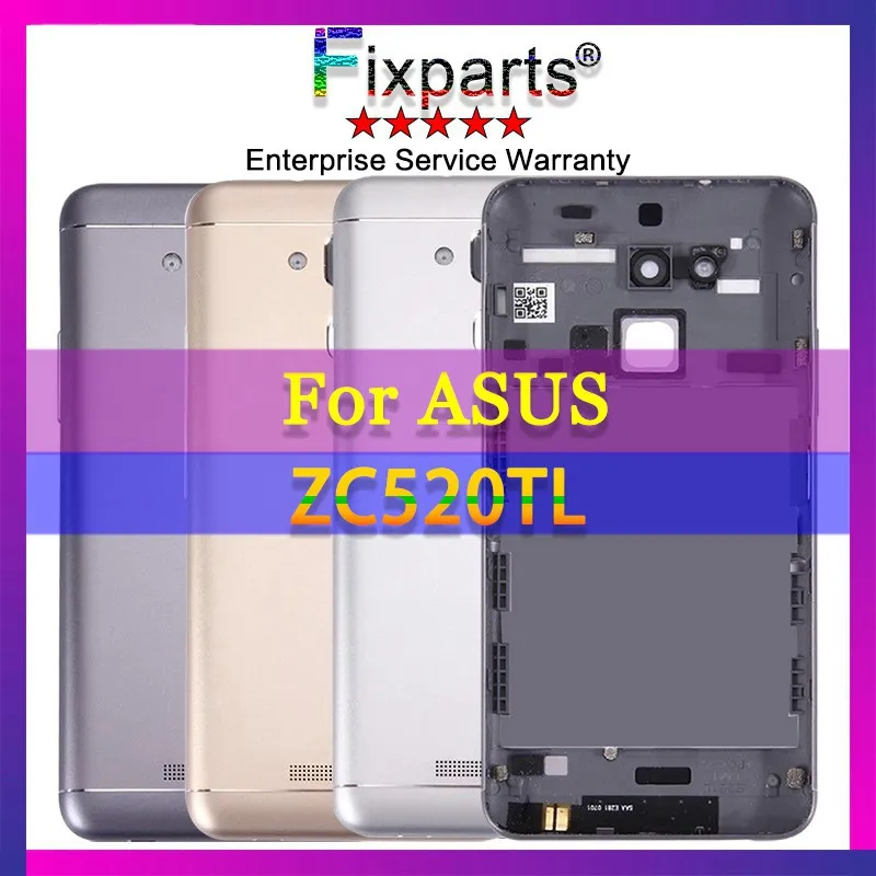 

100% Original New Housing ZC520TL Battery Back Cover For ASUS ZenFone 3 Max ZC520TL Battery Door Back Case Housing + Camera Lens