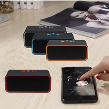SAMTRONIC mini Portable Bluetooth Speaker HD Sound with FM HIFI Stereo Loudspeakers Super Bass Support TF/USB MP3 music Player