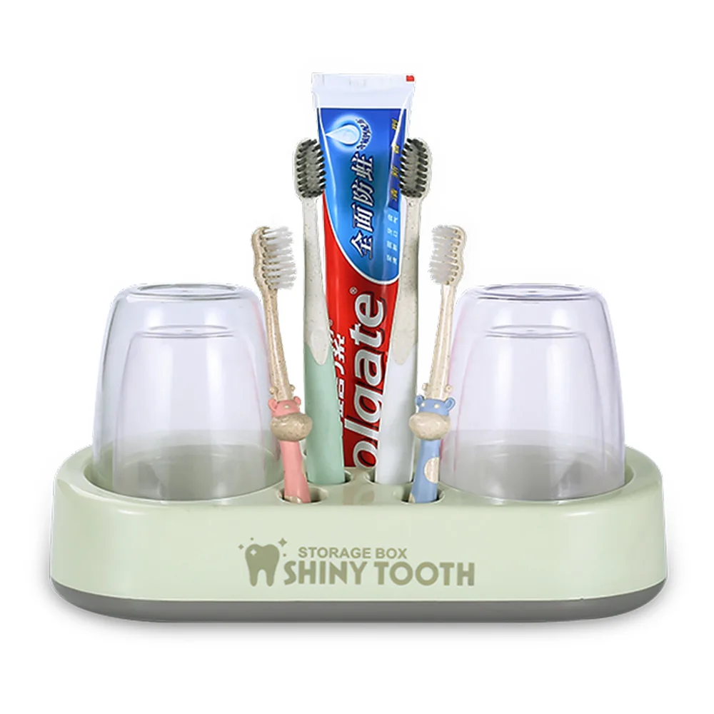 BPA Free Japanese Hanging Style Toothbrush Holder and Shelf Plastic