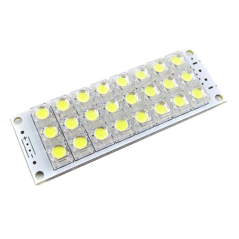 5V White LED Panel Board 24 Piranha LED
