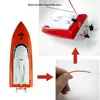 EBOYU (TM) F1 bateau télécommandé haute vitesse RC bateau de course 4 canaux pour piscines, lacs et aventure en plein air (fonctionne uniquement dans l'eau) ► Photo 3/6