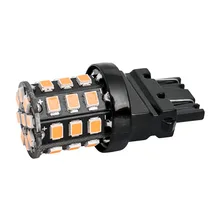 2 шт 3157 P27/7 W 33 smd 2835 Светодиодный автомобильный тормозной светильник s мотор дневной ходовой светильник сигнал поворота 3156 3057 3456 3757 Красный Желтый янтарь