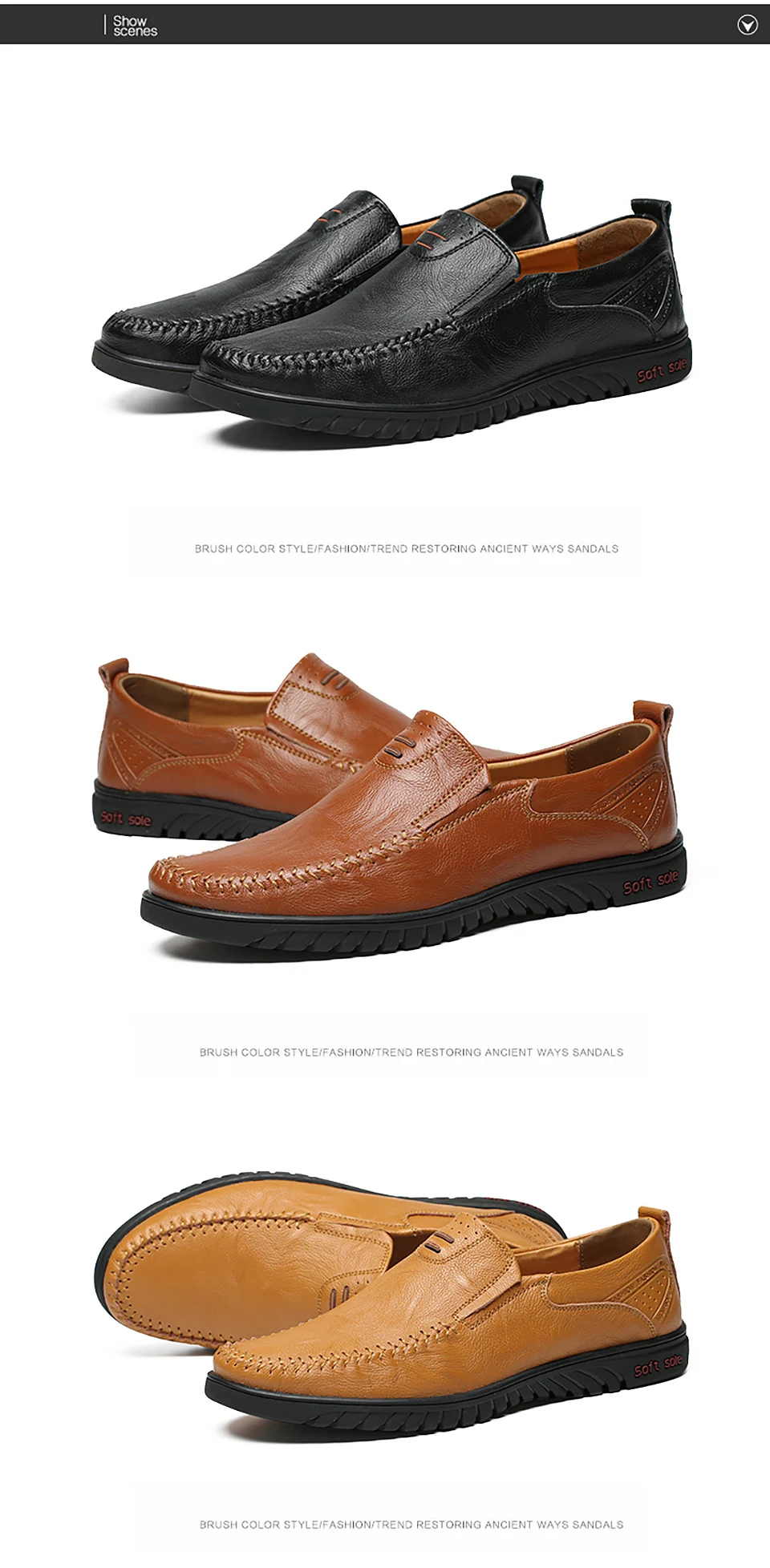 Итальянская мужская повседневная обувь; летние мужские лоферы из натуральной кожи; Мокасины без шнуровки; Мужская дышащая обувь на плоской подошве для вождения