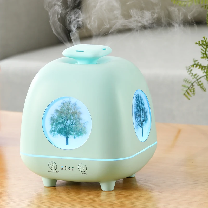 

Season Fairy Ultrasonic Air Humidifier 230ML Essential Oil Aroma Diffuser DC24V Mist Maker Double Mist Outlet LED Night Light