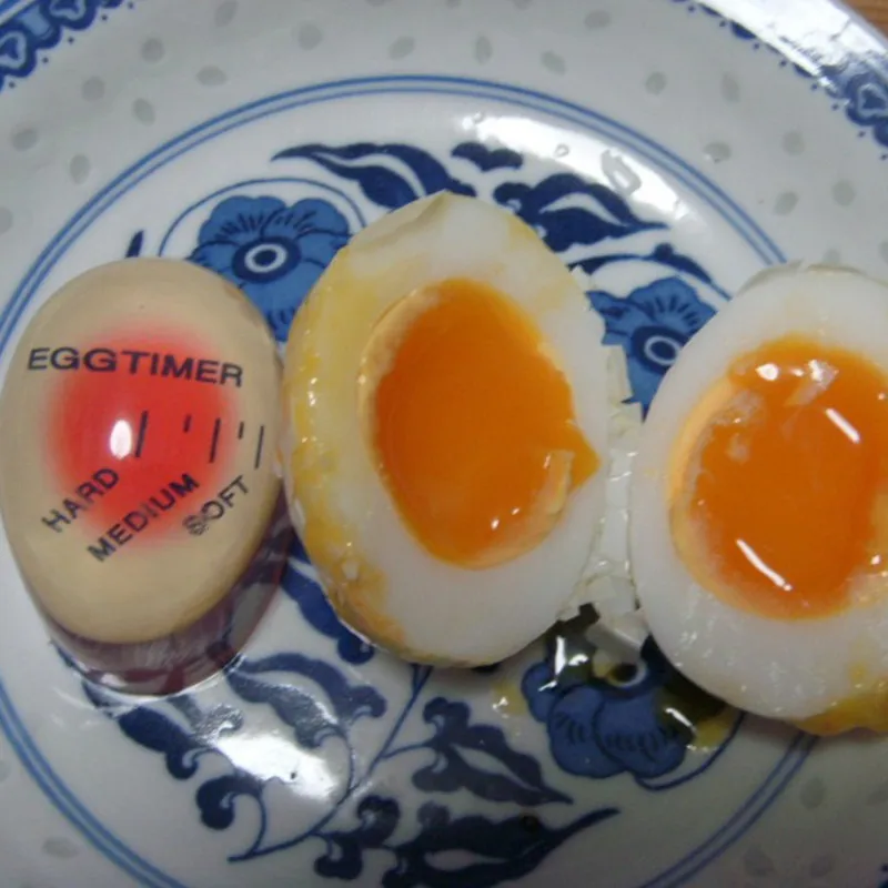 1 шт. яичный таймер идеальный цвет таймер с изменяющимся вкусным мягким вареным яйцом кухонные экологически чистые смолы яйцо таймер Инструменты x