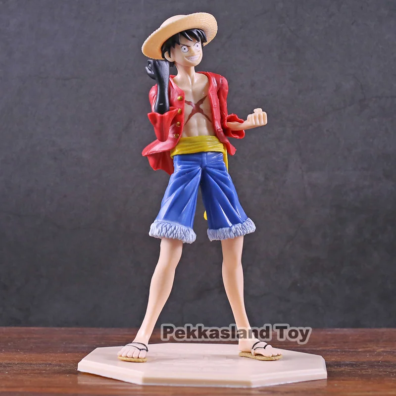 

One Piece Figure Toy 50th Anniversary Abiliators Monkey D Luffy Domineering Armed Color Ver PVC Model Collection Doll