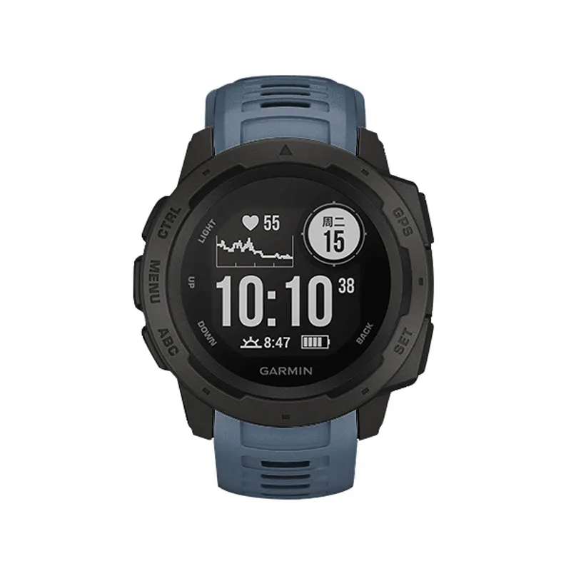 

Sport Silicone Strap Quick Release Replacement Watch Band for Garmin Instinct HSJ-19