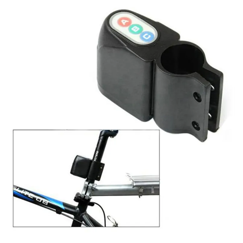 

Security Bike Lock Alarm Outdoor Cycling Bike Locks Bicycle Lock Anti-Theft Remote Control Vibration Alarm Anti-Theft 30AT23