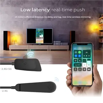 

1080P HD TV Stick Wireless WiFi Display 4K HD MiraScreen ScHDMI Dongle Receiver Miracast Airplay Mirroring to HDTV Projector