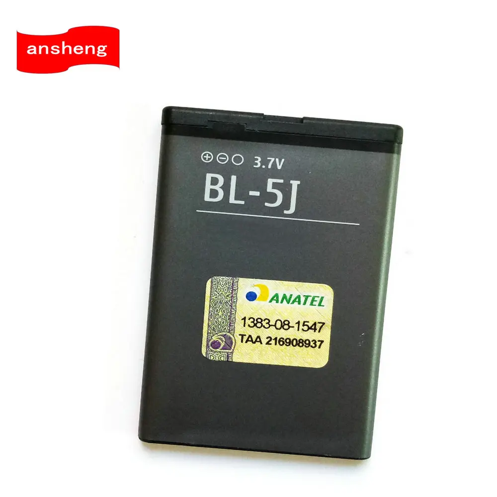 

1320-1430mAh BL-5J battery for Nokia Lumia 520 5230 5228 X6 5800 XpressMusic N900 C3 5232 BL5J BL 5J Smartphone