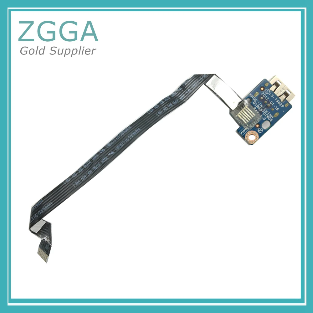 Оригинальная новая Плата USB-порта для Lenovo G580 G585 Series с кабелем QIWG6 LS-7982P NBX00011N00 90200456 |
