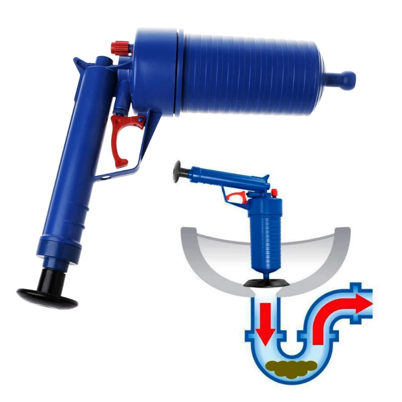 

Air Pump Drain Blaster Sink Plunger Bath Toilet Pipe Unblocker Blockage Remover LS'D Tool