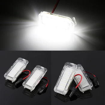 

License Plate Lights For Ford With E-mark Canbus No Error LED License Number Plate Light Car led Signal Lamps For Ford focus 5d