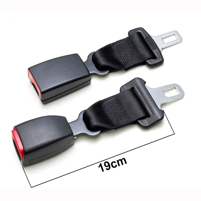 E24 7/8" Car Seat Belt Safety Extension Seatbelt Extenders for Cars Auto Belts Longer For Child Seats-Black Beige Gray seat belt extender seat belt extender kit