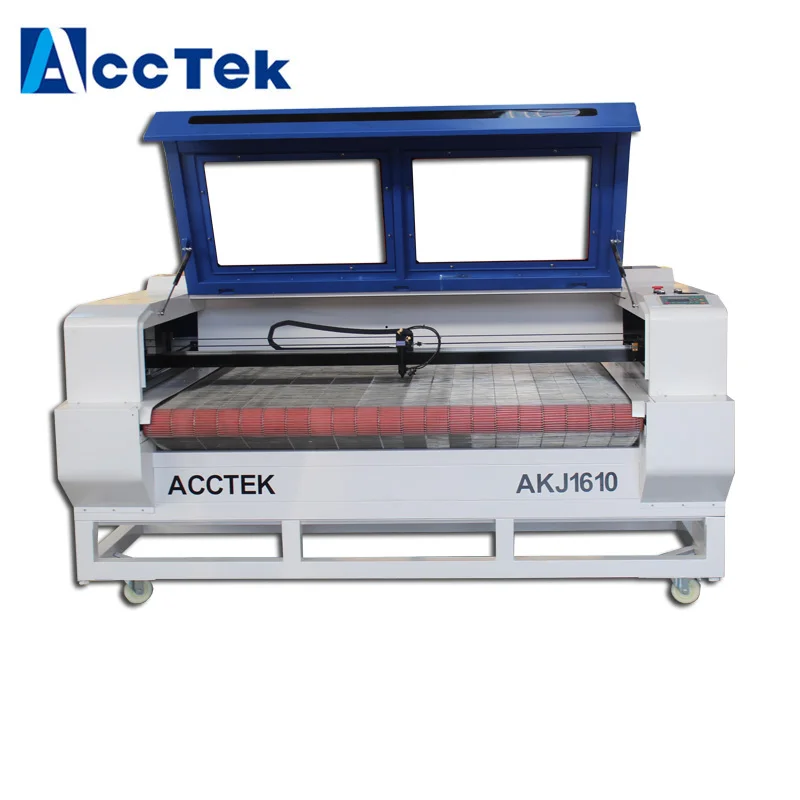

Hot sale leather laser engraving machine for sale 1600*1000mm 1600*2600mm factory price fabric laser cutting
