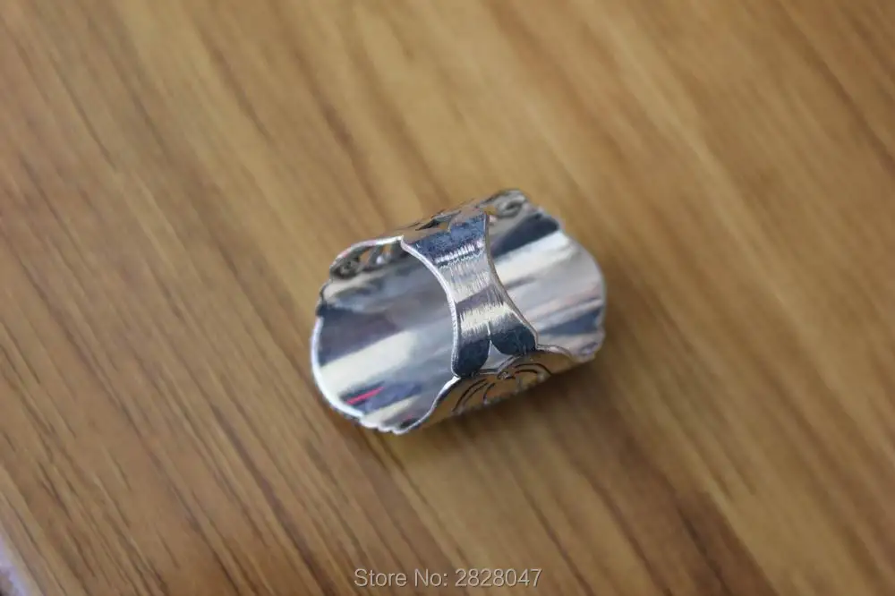 RG002 этническое тибетское серебряное красочное каменное большое кольцо для
