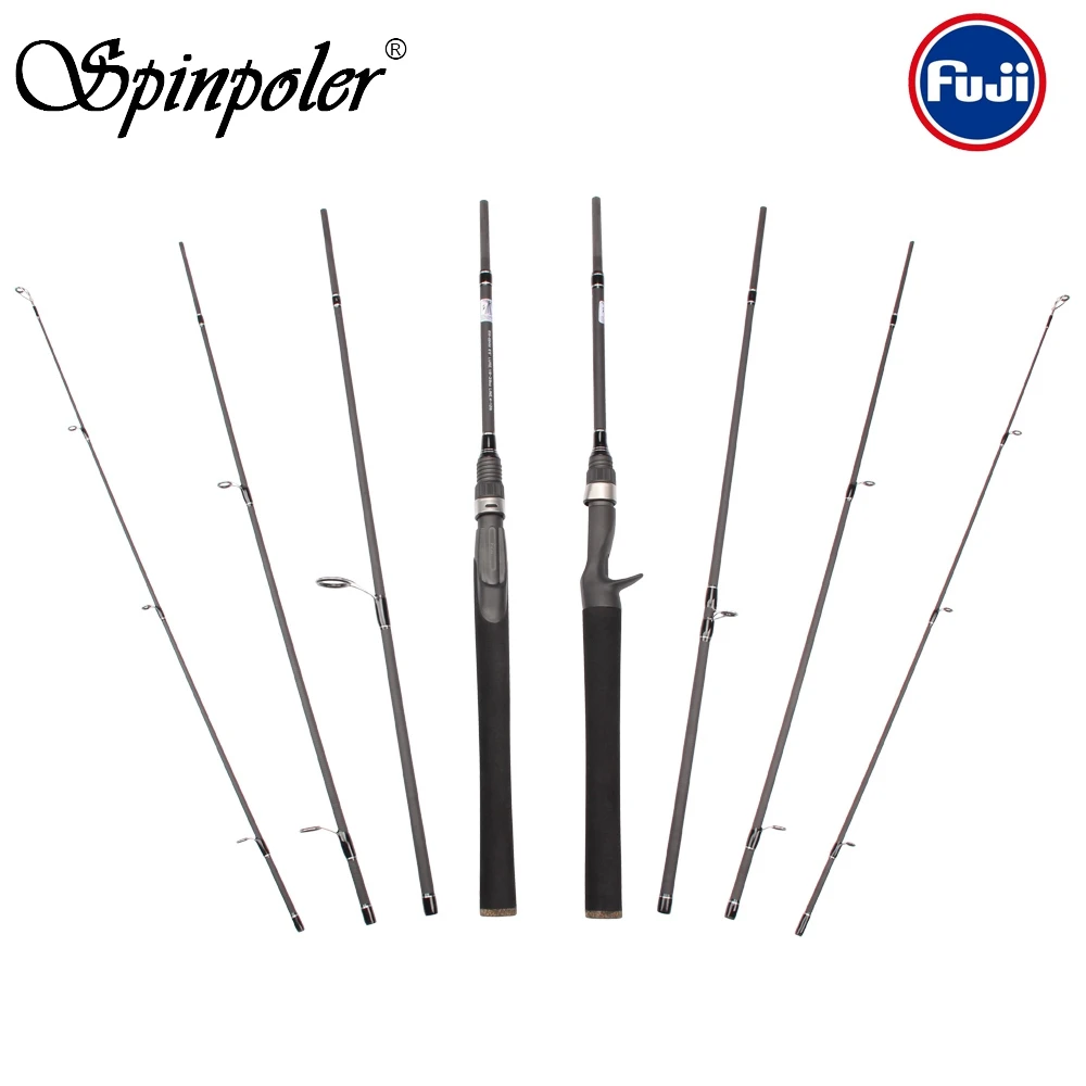 Spinpoler 2019 4 шт. 6 ƌ ''дорожный карбоновый Кастинг/спиннинг соленая/Пресноводная