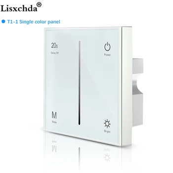 

Lisxchda Smart Led Panel Controller RGB RGBW / Dimming Panel/ Color Temperature CCT Touch Switch Panel Controller