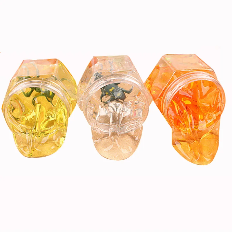 Colorful Plasticine DIY Jelly Mud Insect Fish Animal Dinosaur Hexagon Bottle Bubble Light Clay  Crystal Slime Modeling Clay