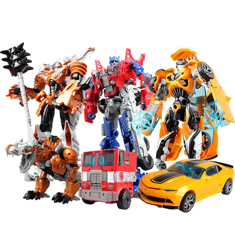 19cm Transformation Car Robot Dinosaur Deformation Tobot Toy Optimus Action Figures Gifts Model Children Super Hero