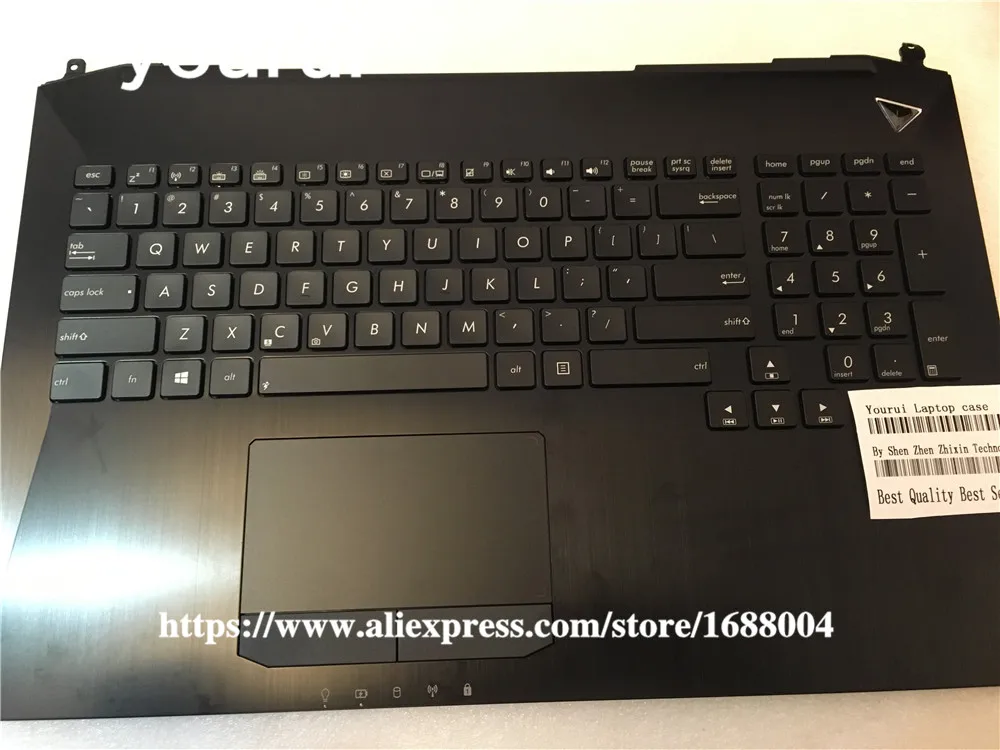 New US Asus G750 G750J G750JH G750JM G750JS Backlit Keyboard with Palmrest