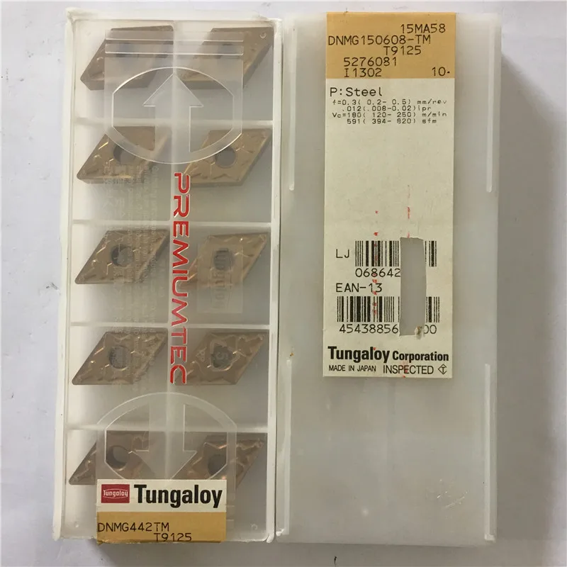 

DNMG150608-TM T9125 original TUNGALOY carbide insert milling insert free shipping