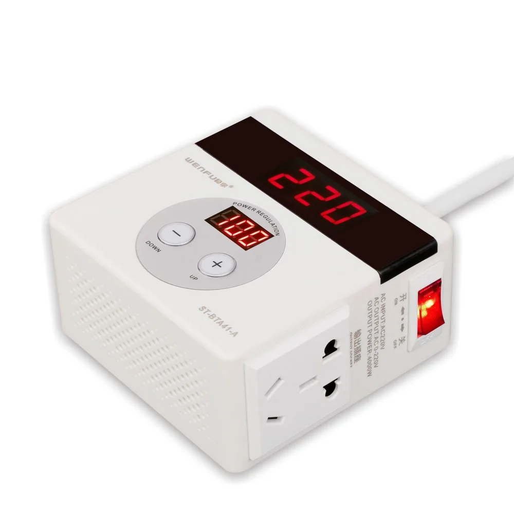 4000W High Power SCR Electronic Voltage-Regulator Motor-Drill Speed-Regulation Electric Heating Wire Furnace Temperature Regula |